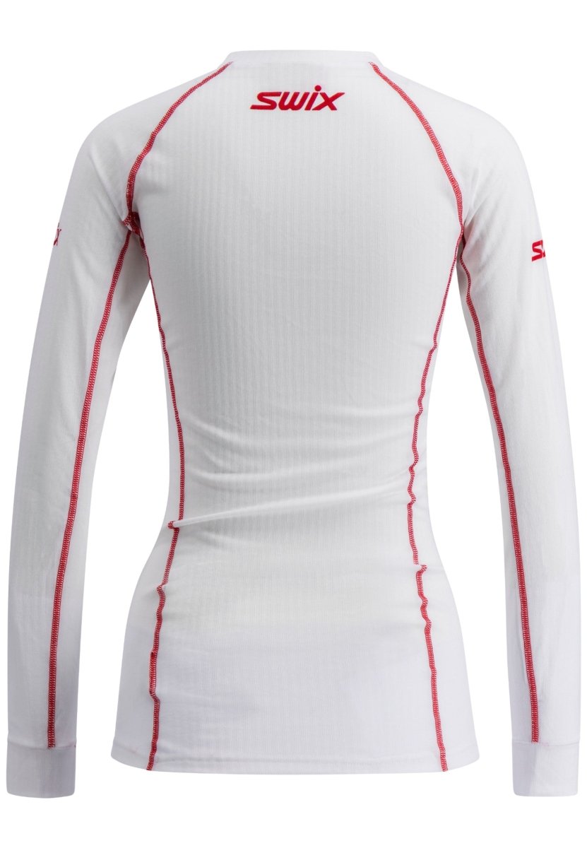 Swix - RaceX Classic Long Sleeve W Funktionsunterhemd Damen - bright white/swix red - SX-10110-23-00036-XS - Sportbrands24