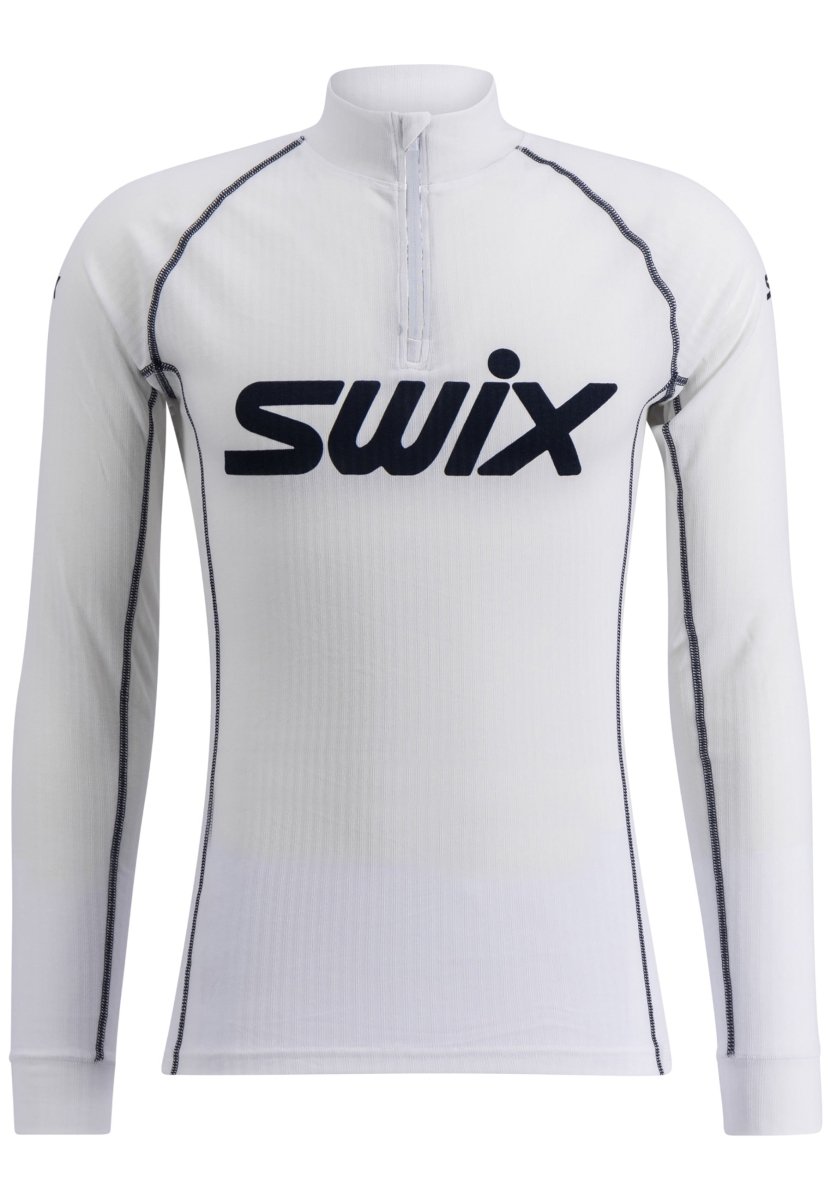 Swix - RaceX Classic Half Zip M Funktionsunterhemd Herren - bright white/ dark navy - SX-10116-23-20000-XL - Sportbrands24