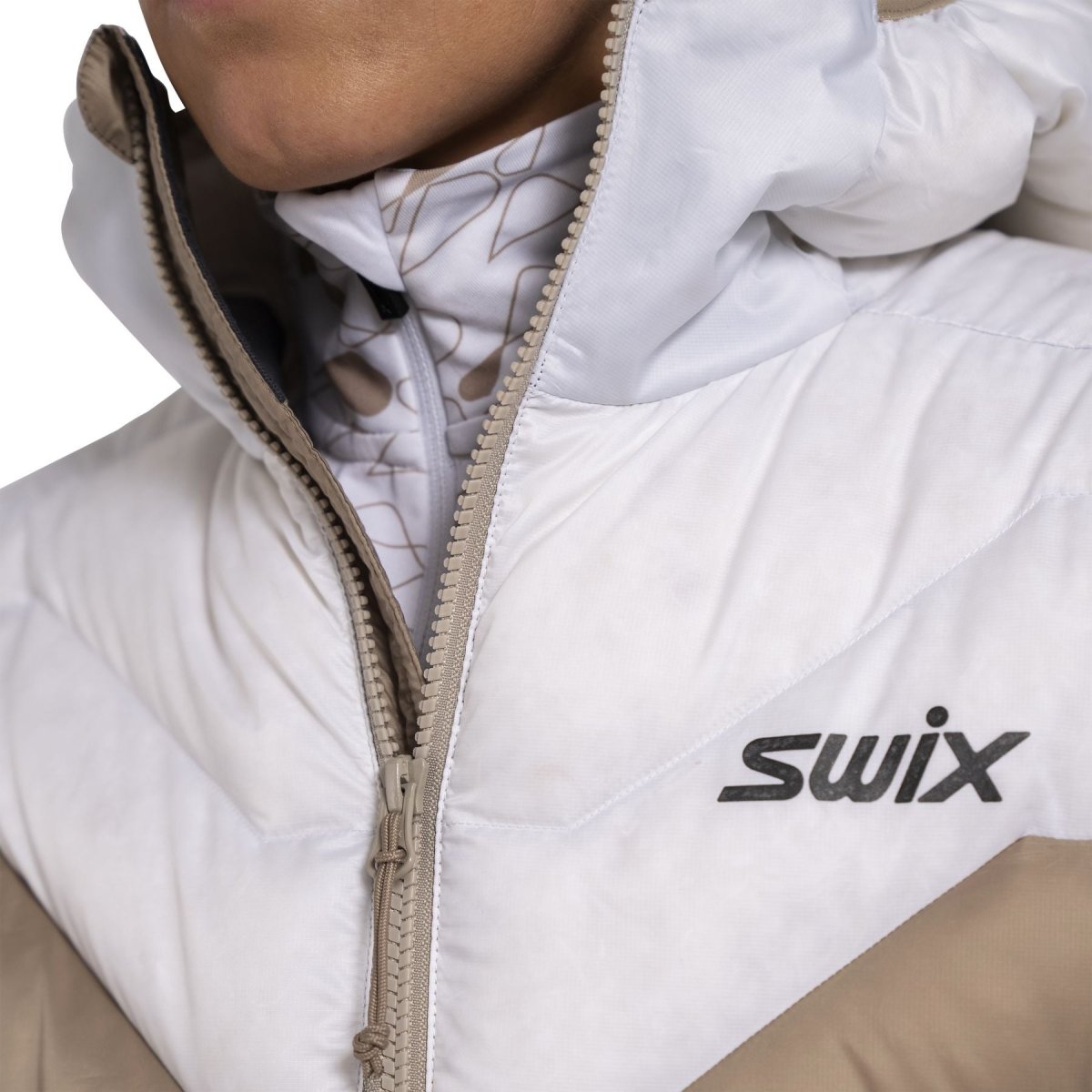 Swix - Infinity Down Jacket W Daunenjacke Damen - bright white/dune - SX-10143-24-20007-XS - Sportbrands24