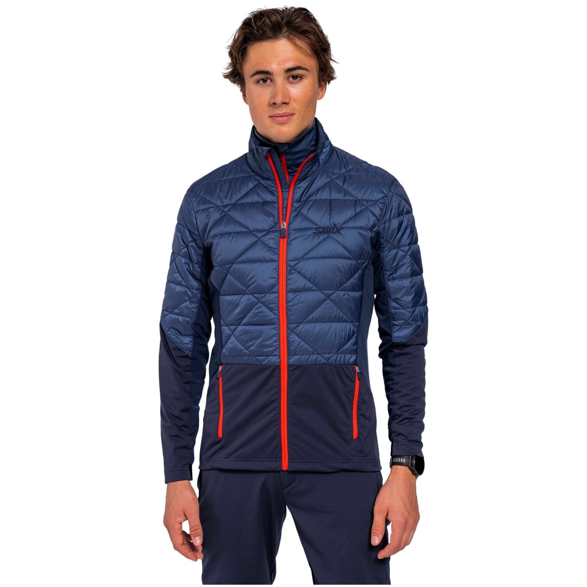 Swix - Infinity Hybrid Insulated Jacket M Isolationsjacke Herren - lake blue/dark navy - SX-10150-24-75404-S - Sportbrands24