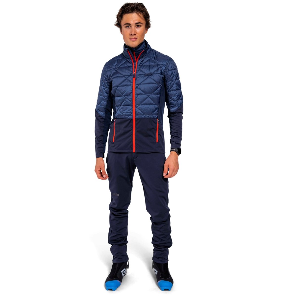 Swix - Infinity Hybrid Insulated Jacket M Isolationsjacke Herren - lake blue/dark navy - SX-10150-24-75404-S - Sportbrands24