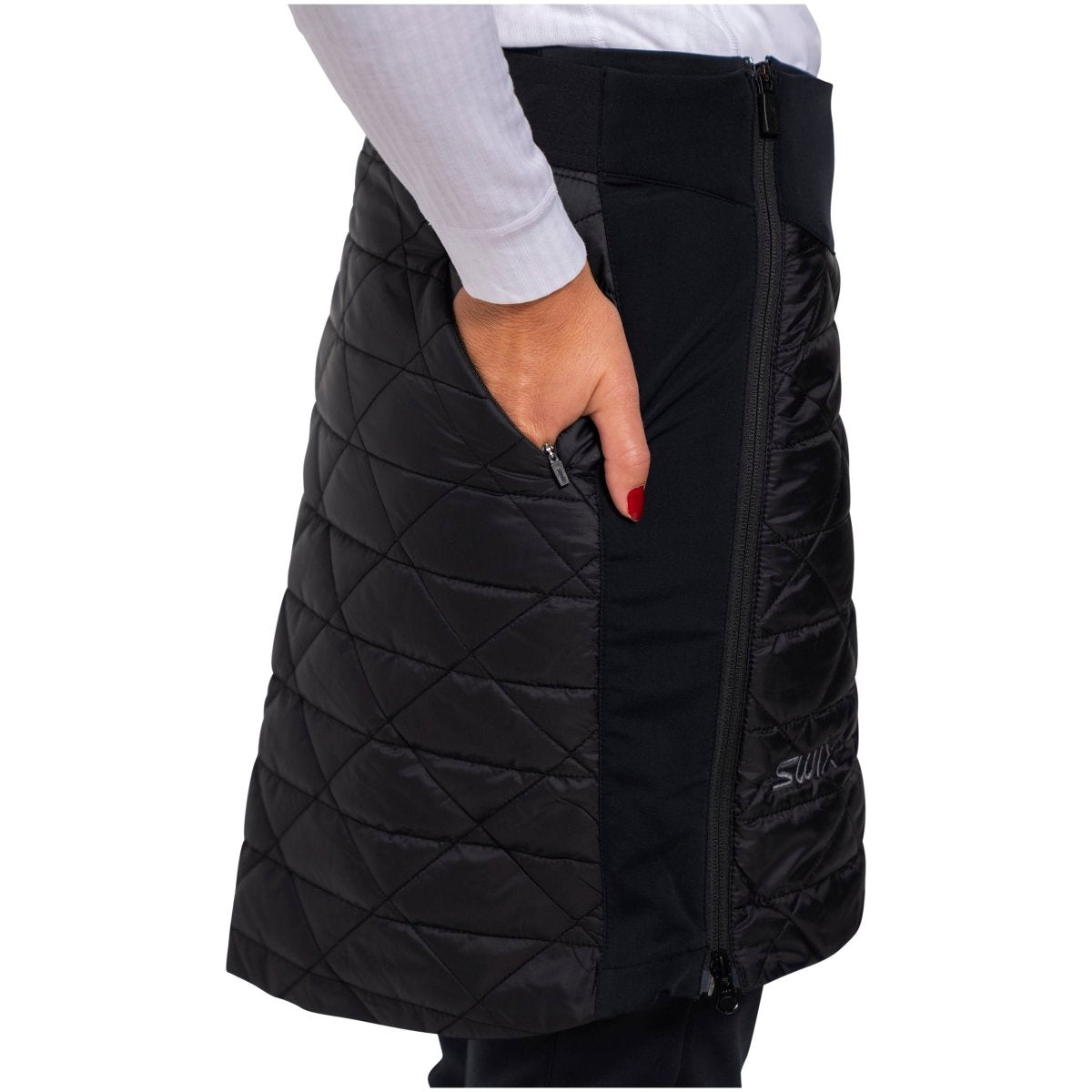 Swix - Infinity Insulated Skirt W Thermorock Damen - black - SX-10152-24-10000-XS - Sportbrands24