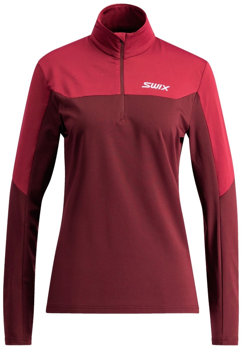 Swix - Infinity Light Half Zip W Midlayer Damen - cherry - SX-10154-24-94066-XS - Sportbrands24