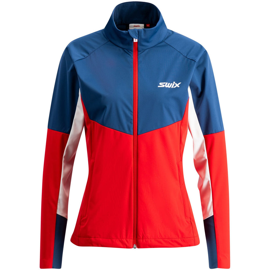Nordic XC Jacket W Langlaufjacke Damen - swix red