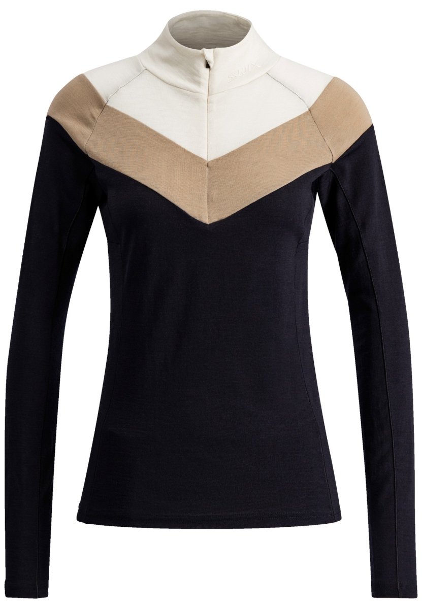 Swix - Polaris Baselayer Halfzip W Midlayer Damen - jet black - SX-10445-26-10120-XS - Sportbrands24