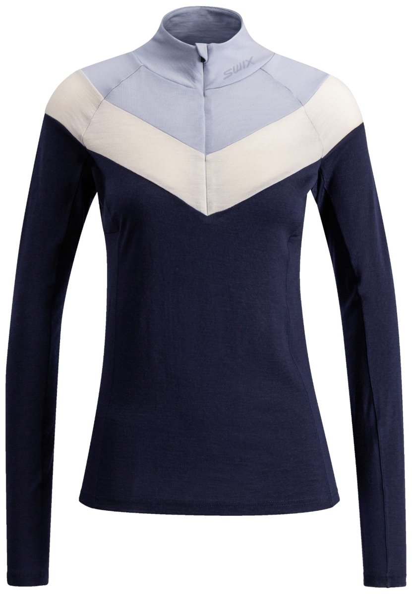 Swix - Polaris Baselayer Halfzip W Midlayer Damen - dark navy - SX-10445-26-75100-XS - Sportbrands24