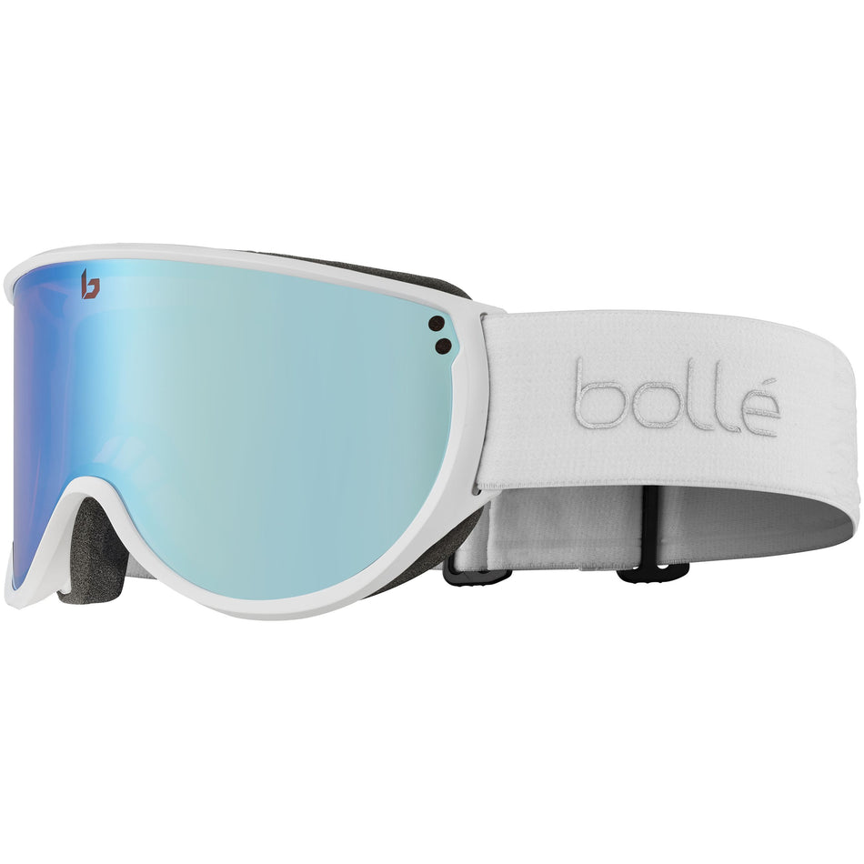 Blanca Skibrille Damen - white matte-azure cat 2