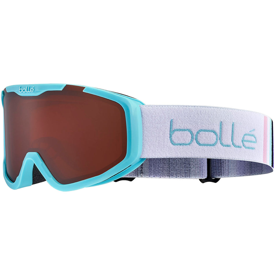 Rocket Skibrille Kleinkinder - blue & white matte-rosy bronze