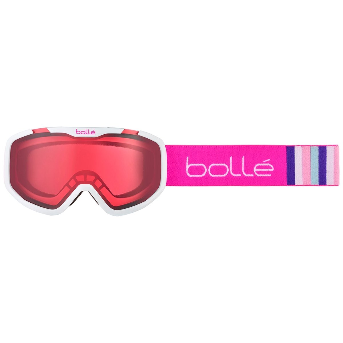 Bolle - Rocket Skibrille Kleinkinder - white & pink matte - vermillon cat 2 - BO-BG107005 - Sportbrands24