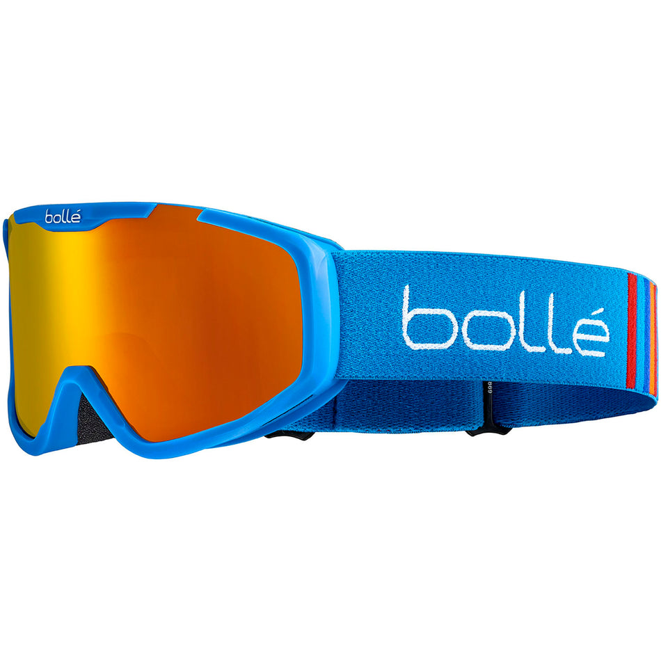 Rocket Skibrille - race blue matte-sunrise