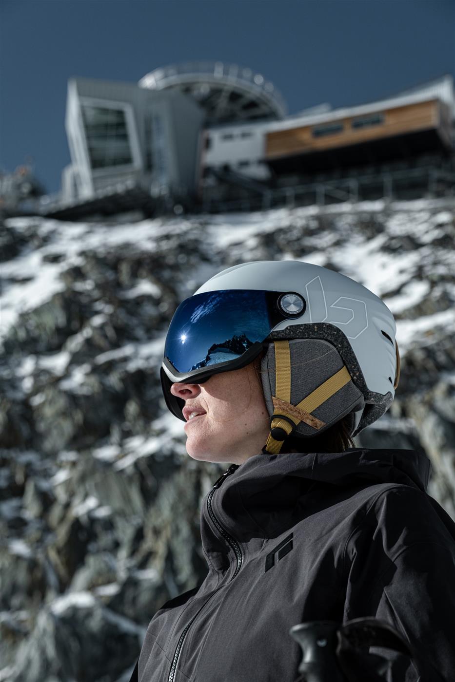 V-Atmos Skihelm - ice white matte