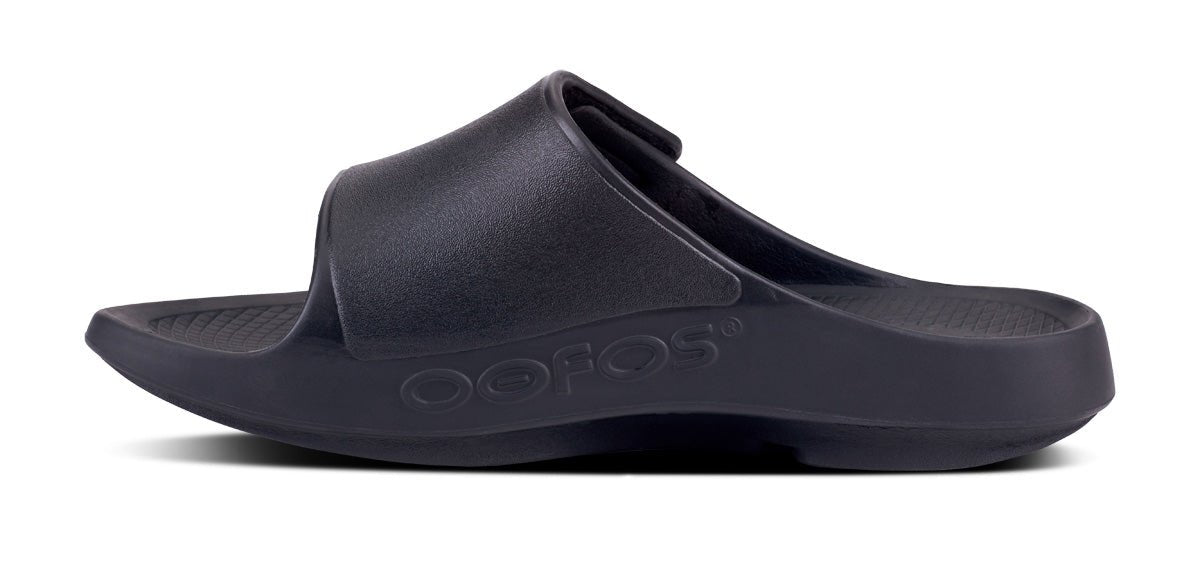 Oofos - OOah Sport Flex Recovery - Sandale - matte black - OO-1550MATBLKM4W6 - Sportbrands24