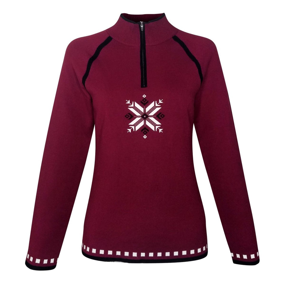Krimson Klover - Blazing Star Strickpullover Damen - port - KK-1694-601-XS - Sportbrands24