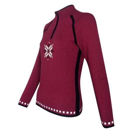 Krimson Klover - Blazing Star Strickpullover Damen - port - KK-1694-601-XS - Sportbrands24