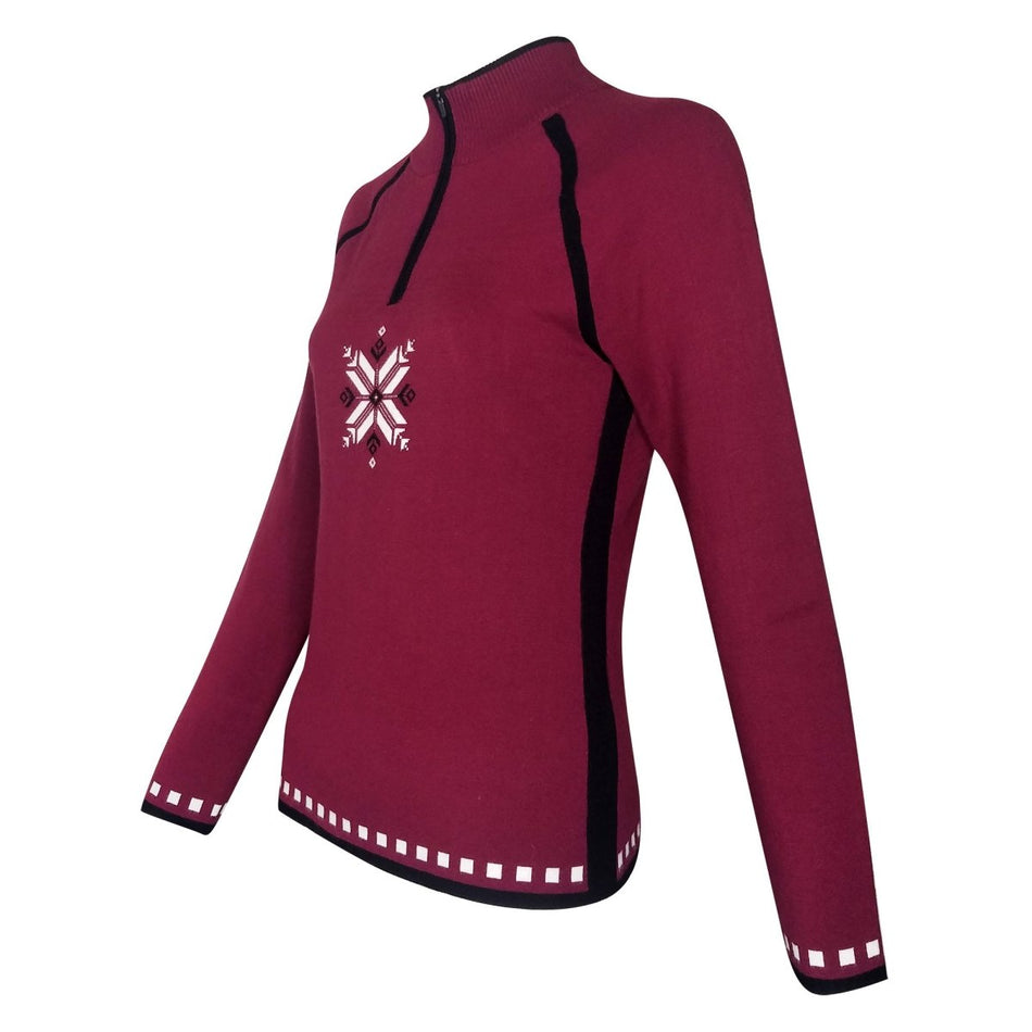 Krimson Klover - Blazing Star Strickpullover Damen - port - KK-1694-601-XS - Sportbrands24