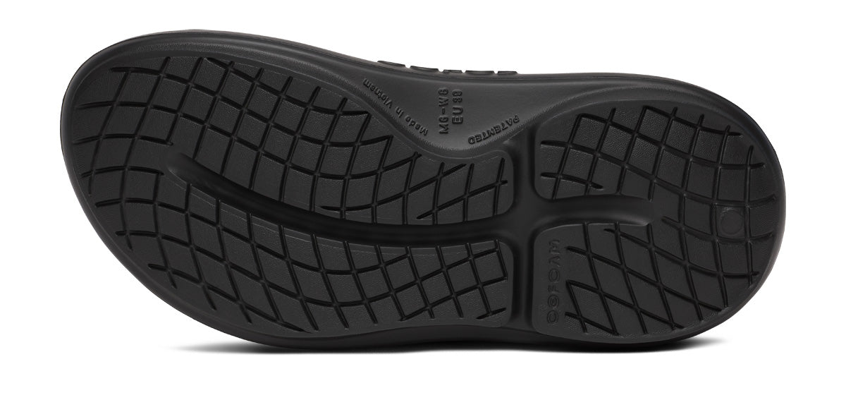 Oofos - OOyea Recovery - Sandale Damen - black - OO - 1700BLACKM4W6 - Sportbrands24