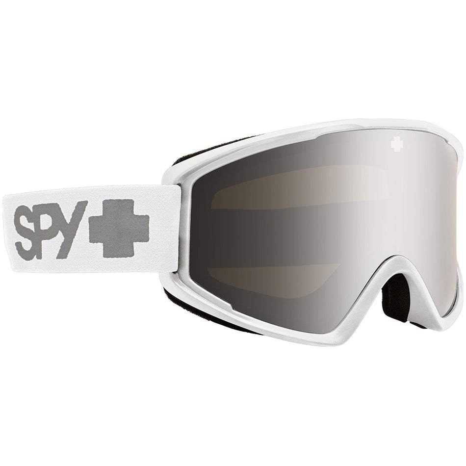 Crusher Elite ski goggles - matte white-bronze silver mirror