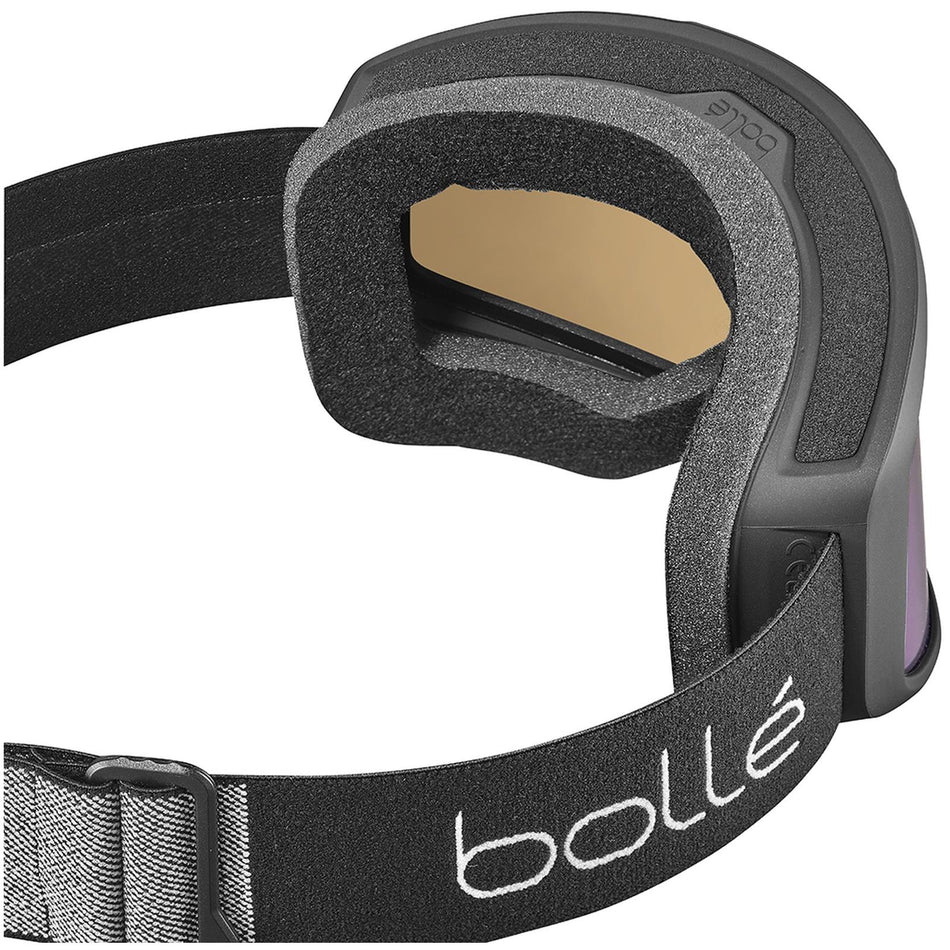 Bedrock Plus Skibrille - black matte - bronze blue cat 3