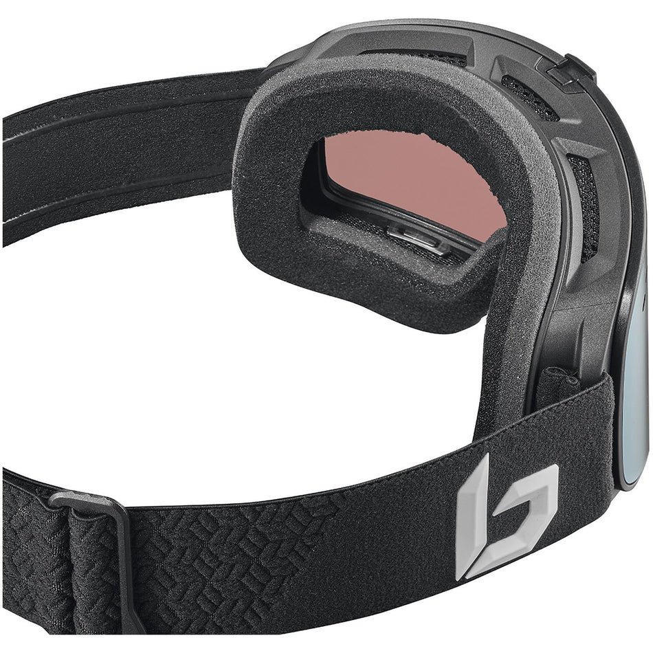 Nevada Neo Skibrille - black matte - volt ice blue cat 3 & light vermillon blue cat 1