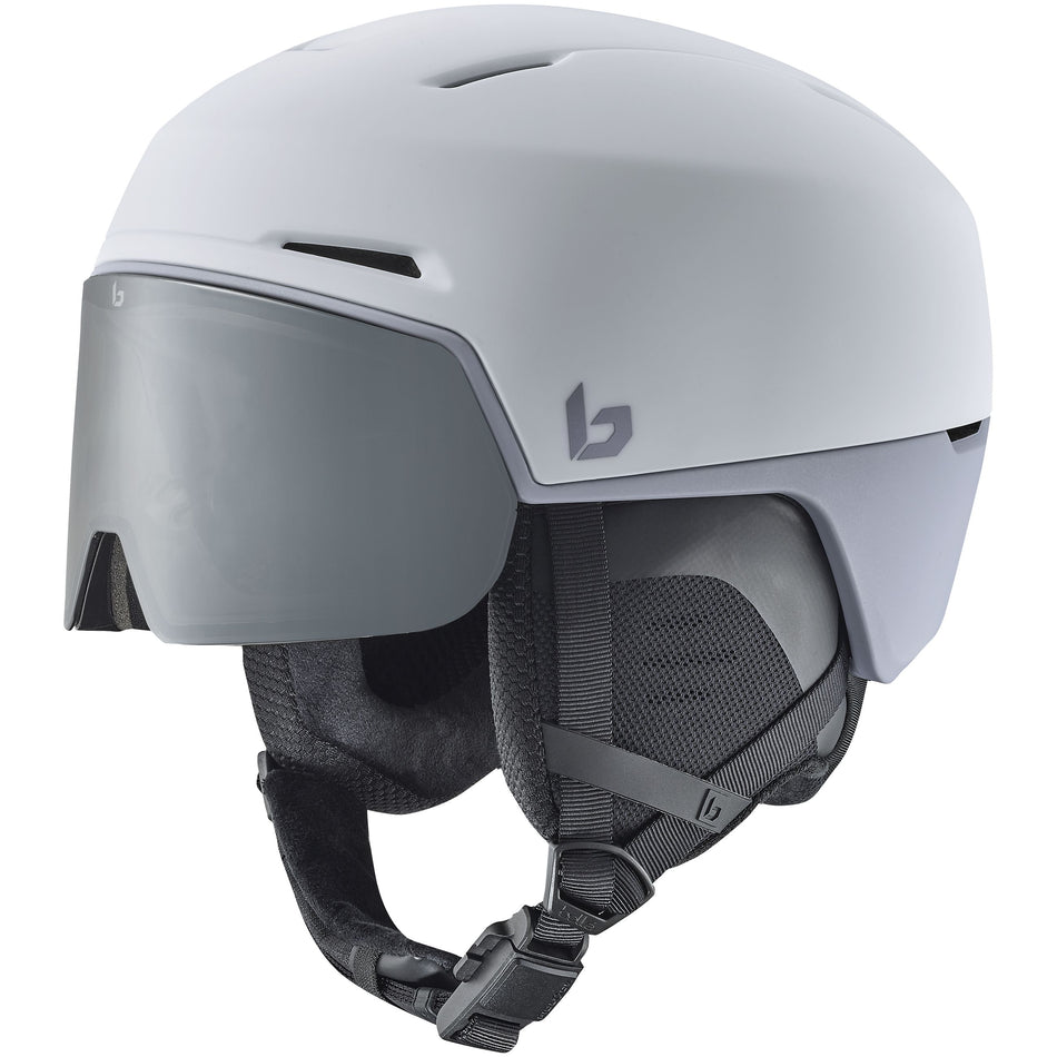 X-Fusion Skihelm - white lilac matte