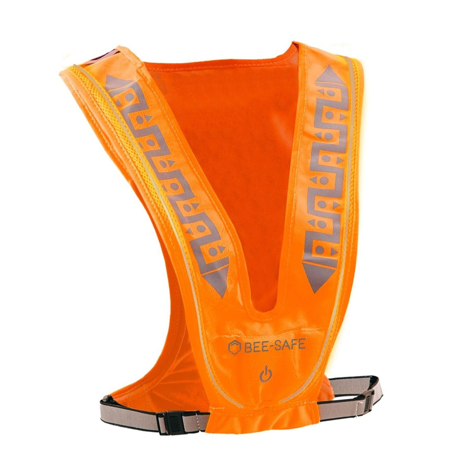 Bee - Safe - Led Vest USB Sicherheitsweste - orange - BS - 19100 - 300 - OS - Sportbrands24