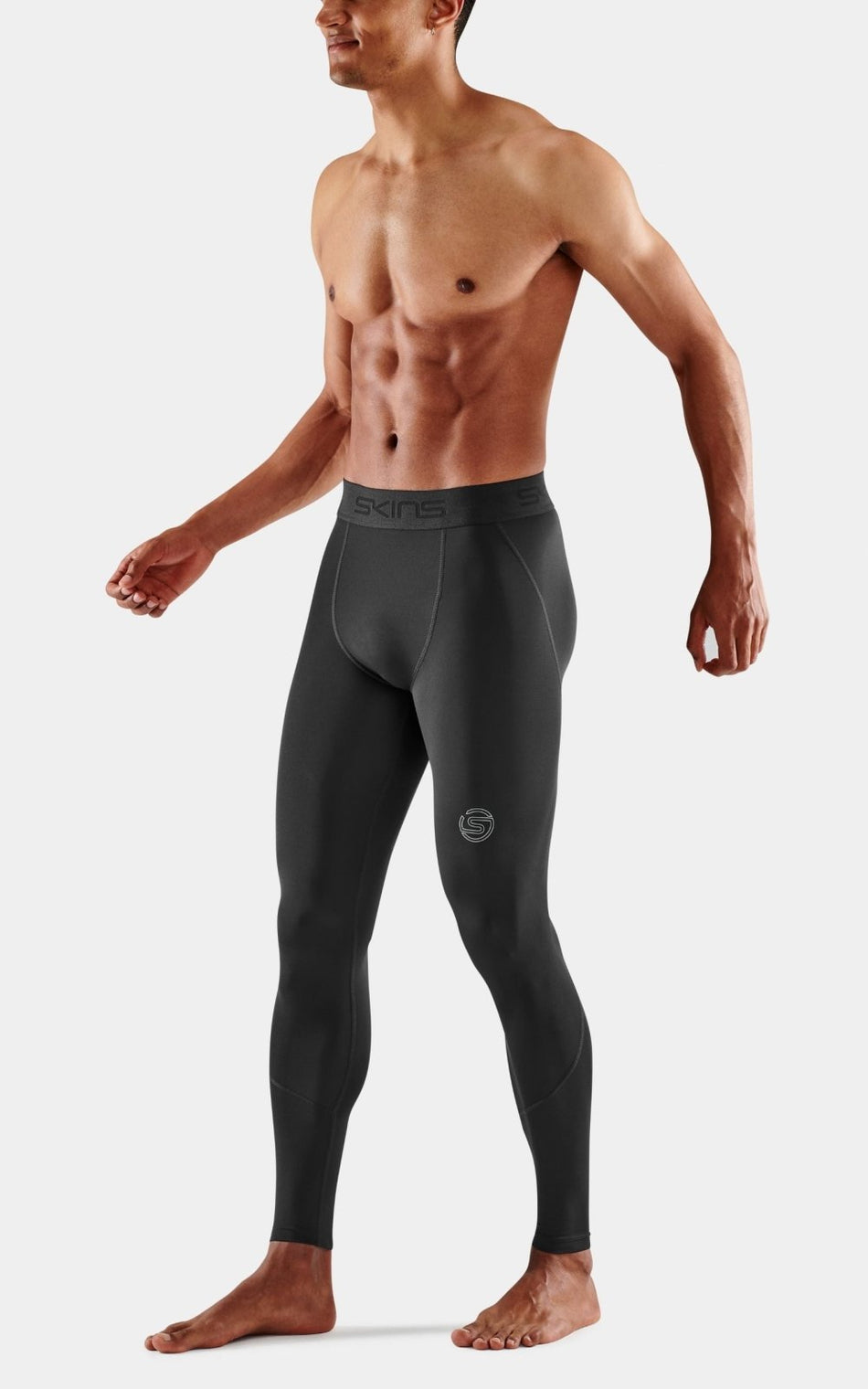 Skins - 2 - Series Long Tight Tights long Herren - black - SK - SW00200019001S - Sportbrands24