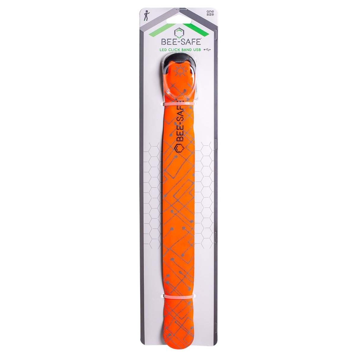 Bee - Safe - Led Click Band Sicherheitslicht - lime - BS - 20500 - 101 - OS - Sportbrands24