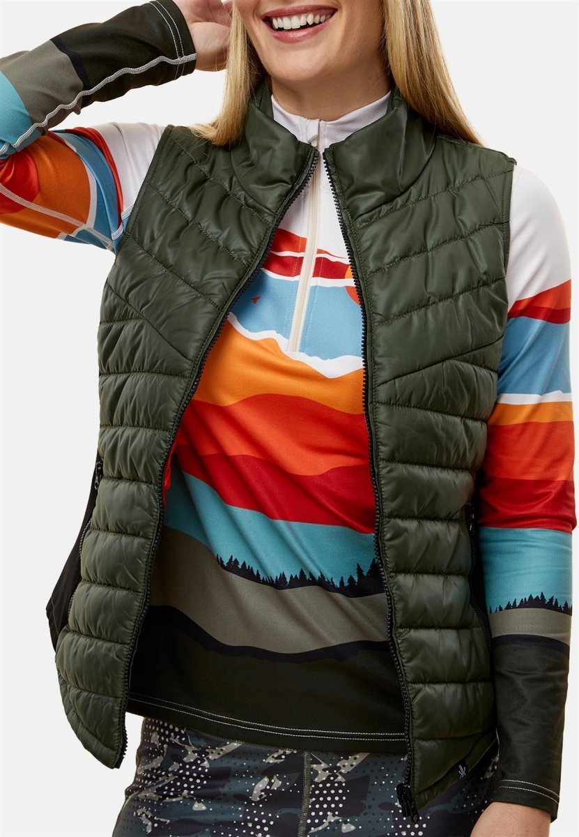 Krimson Klover - Sela Wendeweste Damen - forest - KK-2052-307-XS - Sportbrands24