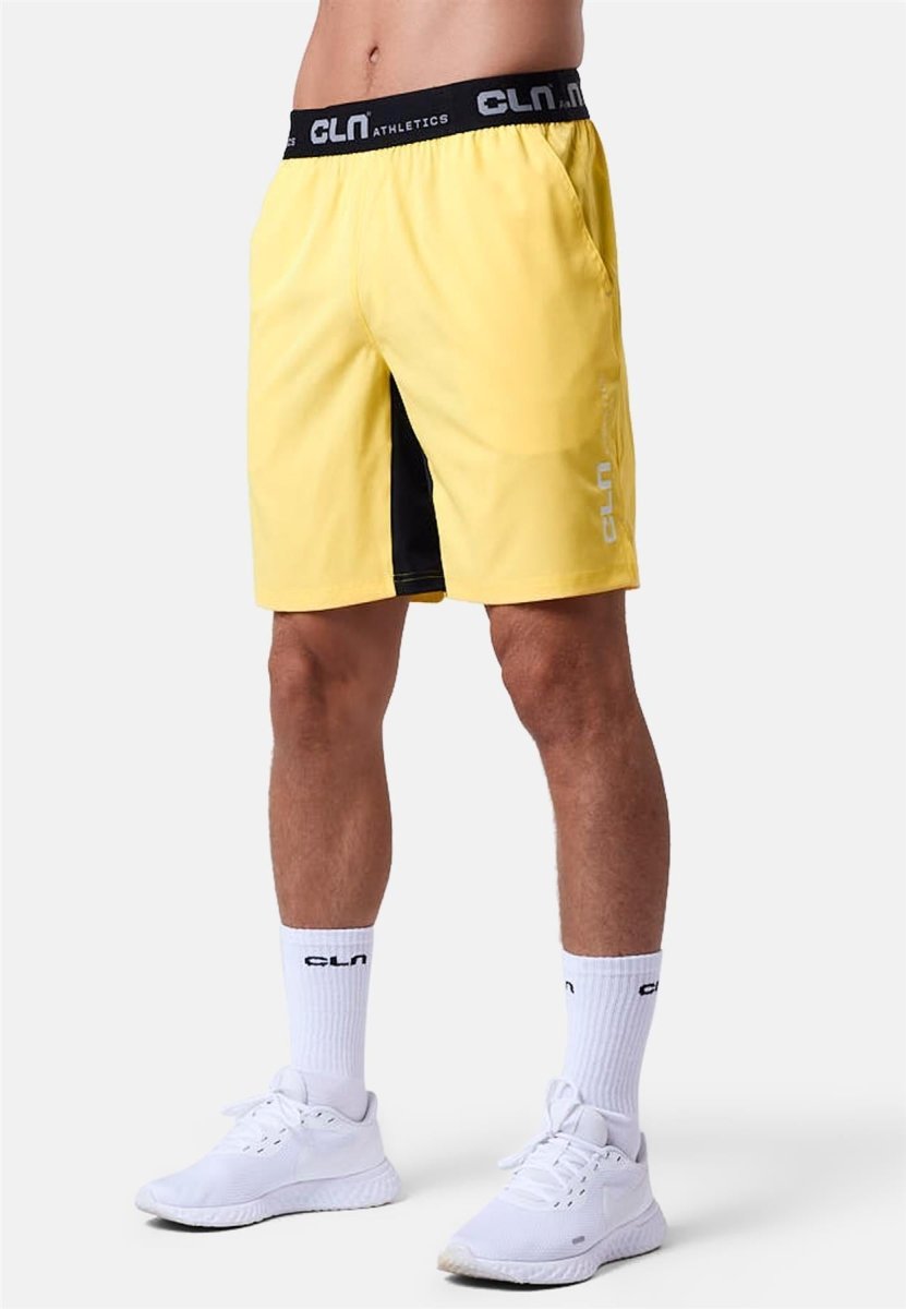 CLN Athletics - Dino Shorts Herren - yellow - CLN-2108-58-S - Sportbrands24