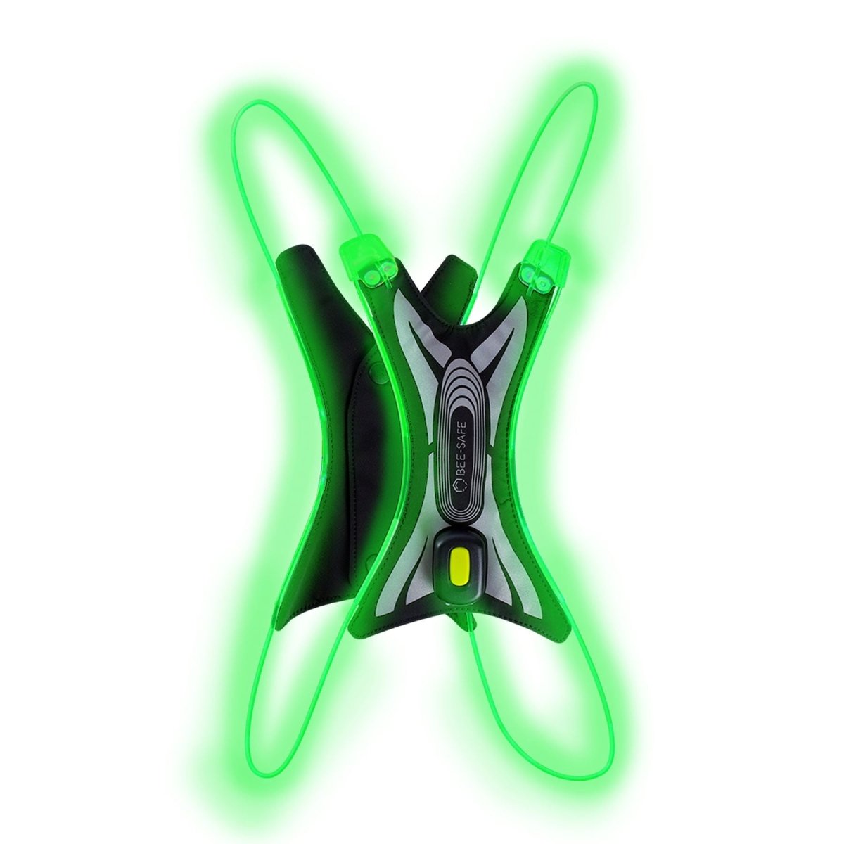 Bee - Safe - Led Vest USB Spider Sicherheitsweste - green - BS - 21300 - 100 - OS - Sportbrands24