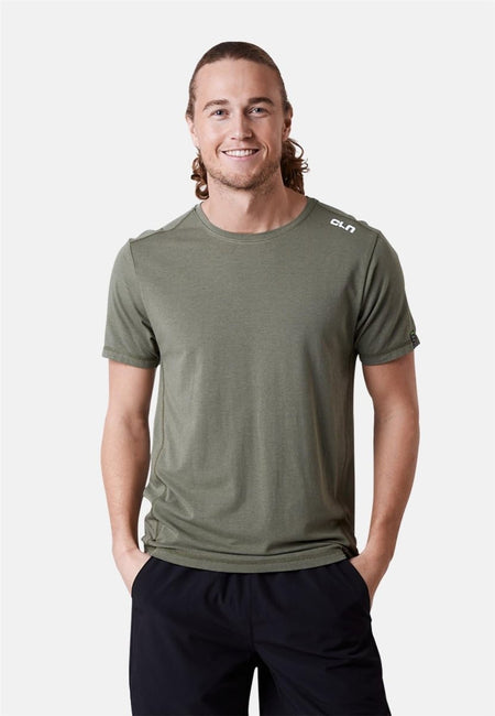 CLN Athletics - Trap Bamboo T-Shirt Herren - dusty olive - CLN-2140-82-L - Sportbrands24