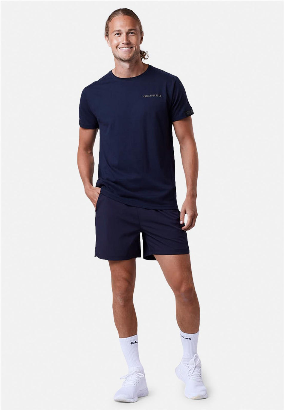 Wolf T-Shirt Herren - night blue