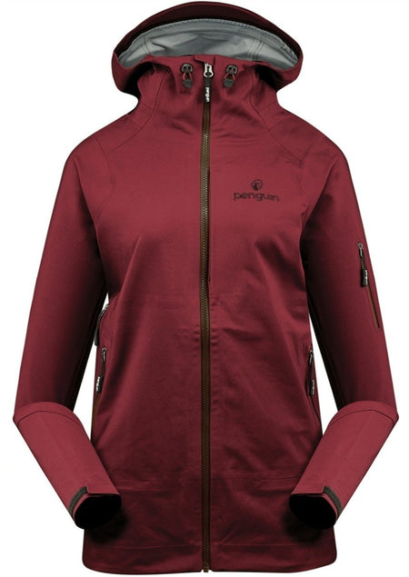 Penguin - 3L Dermizax Shell Jkt Hardshelljacke Damen - mahagony red - PN-237.13.5 - Sportbrands24