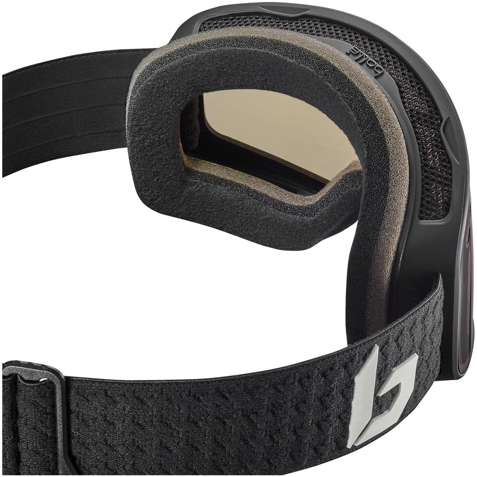 Nevada Skibrille - black cross matte - phantom+ blue semi-polarized photochromic cat 1 to 3