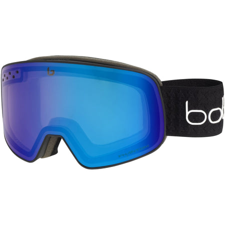 Bolle - Nevada Skibrille - black cross matte - phantom+ blue semi - polarized photochromic cat 1 to 3 - BO-22026 - Sportbrands24