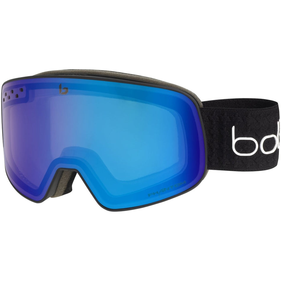 Bolle - Nevada Skibrille - black cross matte - phantom+ blue semi - polarized photochromic cat 1 to 3 - BO-22026 - Sportbrands24