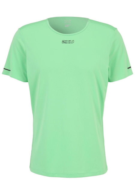 2XU - Light Speed Tech Tee T-Shirt Herren - spring green/black reflective - 2X-MR7150A-SPG/BRF-XS - Sportbrands24