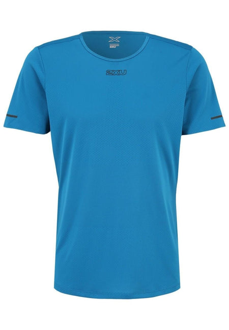 2XU - Light Speed Tech Tee T-Shirt Herren - seaport/black reflective - 2X-MR7150A-SPT/BRF-XS - Sportbrands24