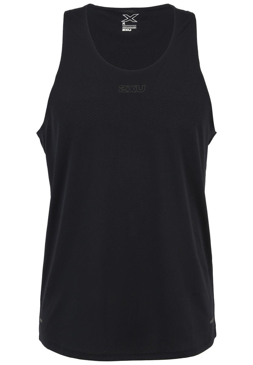 2XU - Light Speed Tech Singlet Tanktop Herren - black/black reflective - 2X-MR7151A-BLK/BRF-XS - Sportbrands24