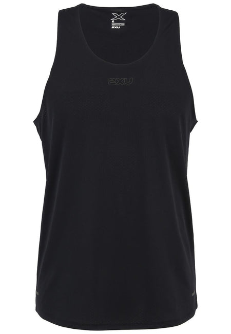 2XU - Light Speed Tech Singlet Tanktop Herren - black/black reflective - 2X-MR7151A-BLK/BRF-XS - Sportbrands24