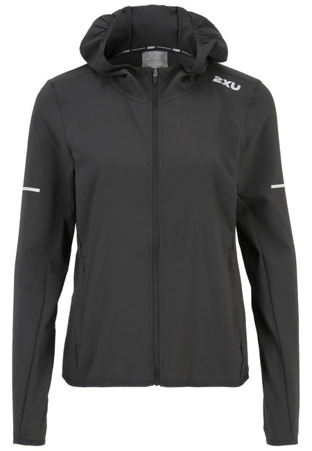 2XU - Aero Jacket Windjacke Damen - black/silver reflective - 2X-WR7205A-BLK/SRF-XXS - Sportbrands24