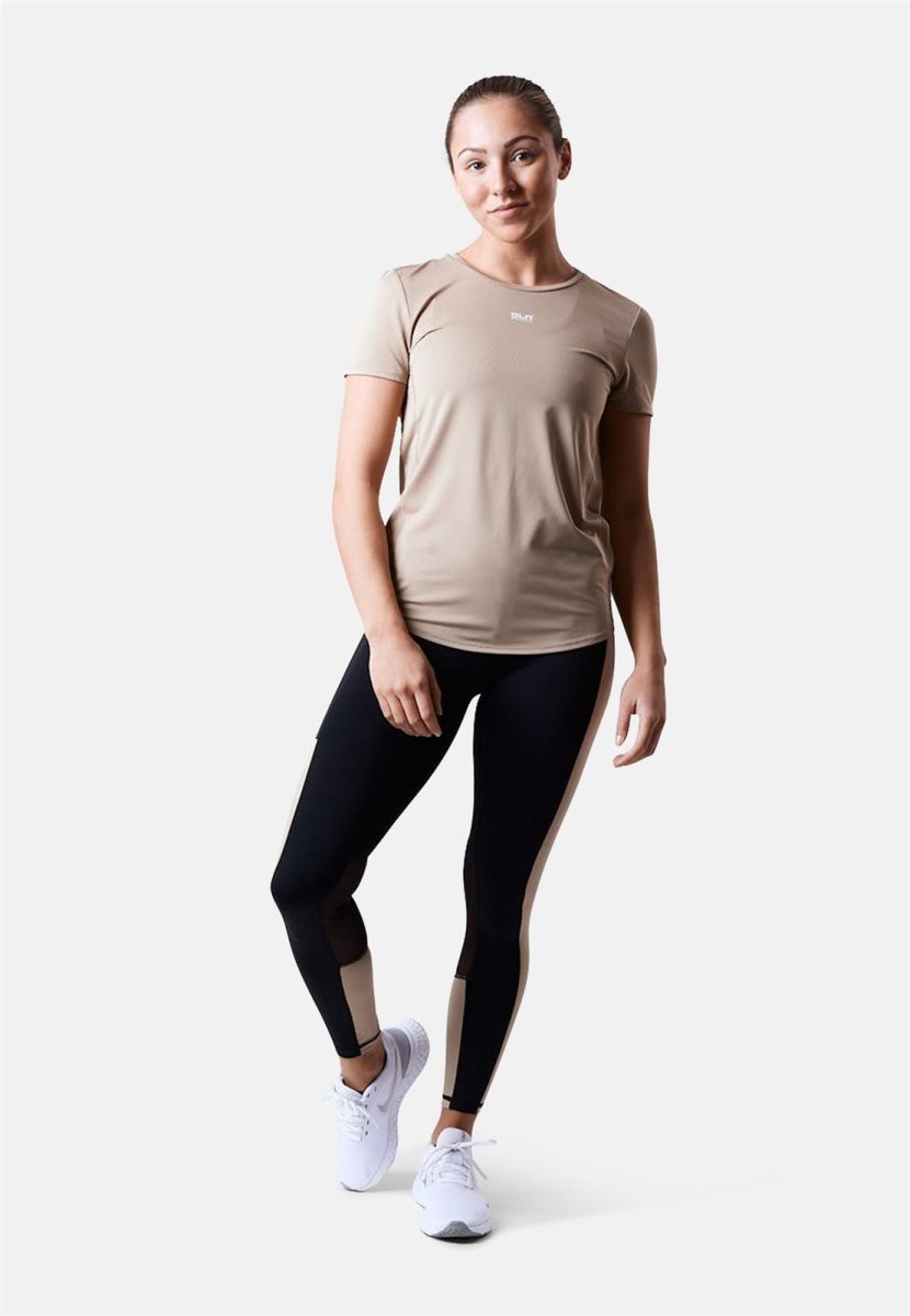 CLN Athletics - Feather T-Shirt Damen - beige - CLN-3130-49-XS - Sportbrands24