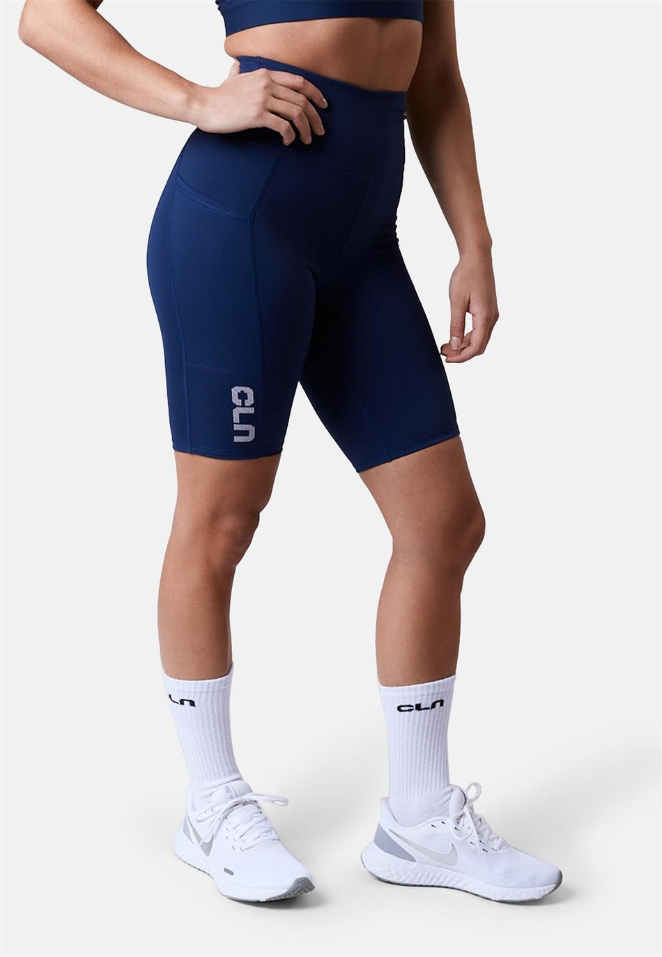 Bike Pocket Shorts Damen - dark blue