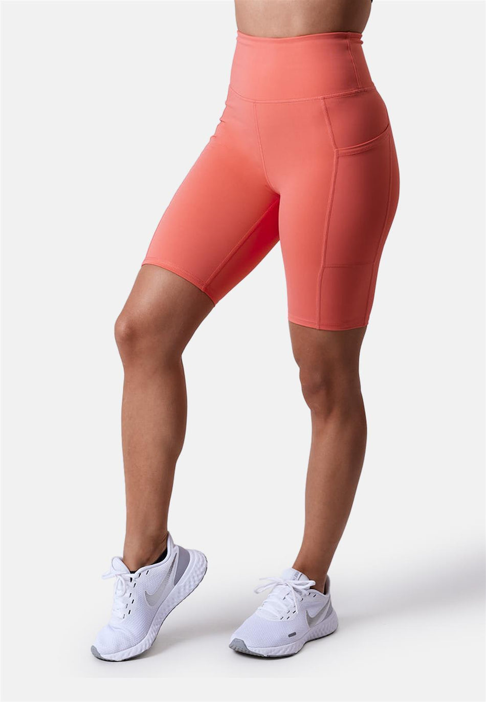 Bike Pocket Shorts Damen - coral