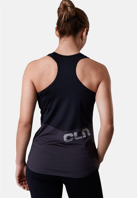 CLN Athletics - Switch Tank Top Damen - charcoal - CLN-3144-72-XS - Sportbrands24
