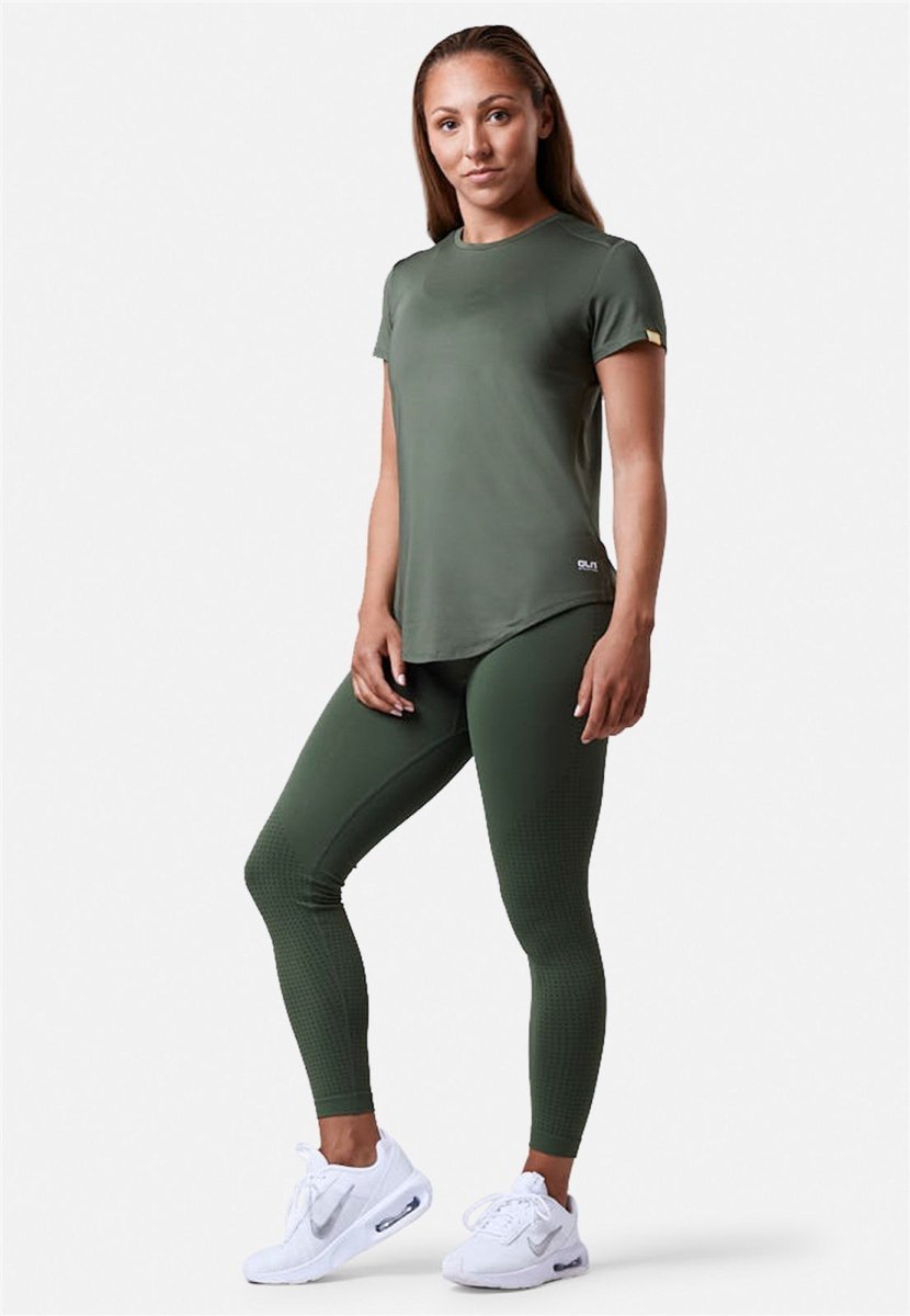 CLN Athletics - Victory Tight Damen - moss green - CLN-3153-62-XS - Sportbrands24
