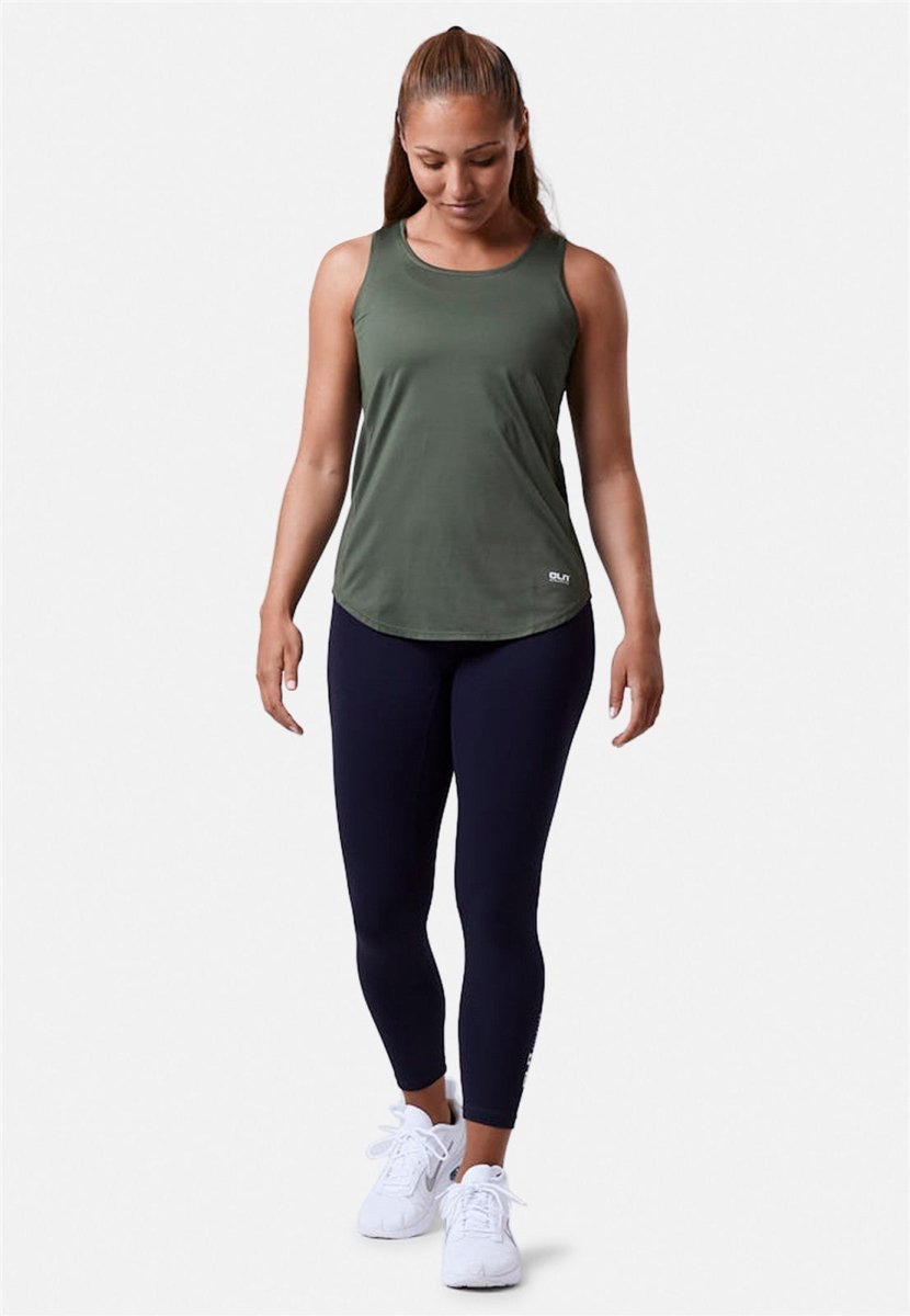 CLN Athletics - Leya Tanktop Damen - moss green - CLN-3156-62-XS - Sportbrands24