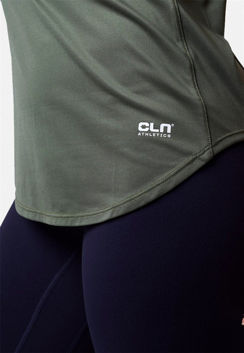 CLN Athletics - Leya Tanktop Damen - moss green - CLN-3156-62-XS - Sportbrands24