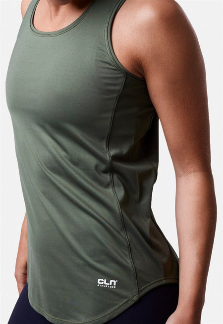 CLN Athletics - Leya Tanktop Damen - moss green - CLN-3156-62-XS - Sportbrands24