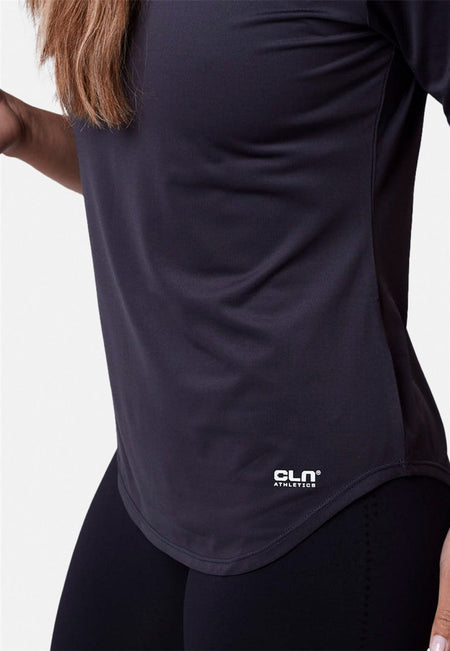 CLN Athletics - Gwen T-Shirt Damen - charcoal - CLN-3157-72-XS - Sportbrands24
